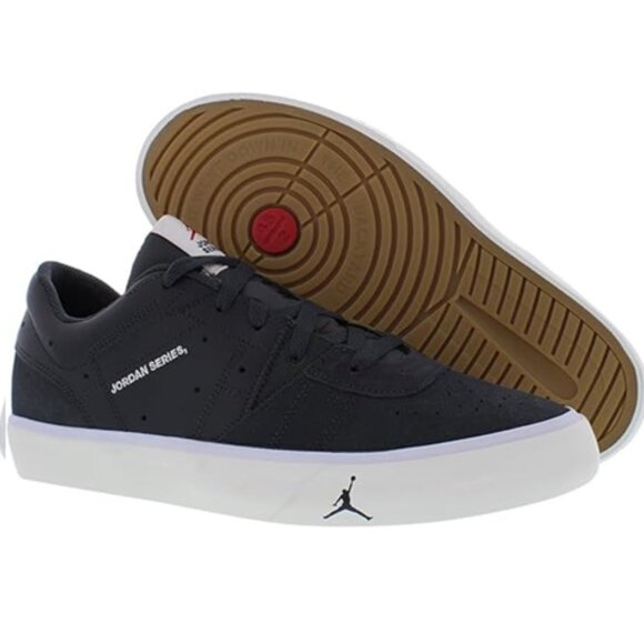 NEW Jordan Series ES Low Top Anthracite University Leather Lace Up Sneakers Shoe - Picture 1 of 4